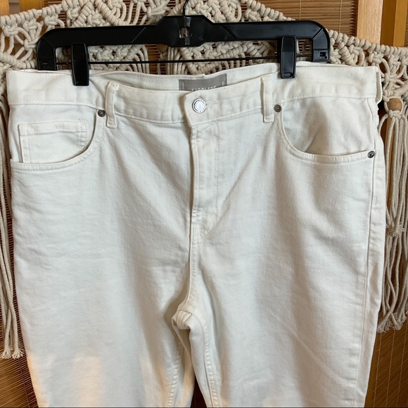 Everlane High Waist Ankle Jeans White Size 16 (33) - Picture 2 of 13